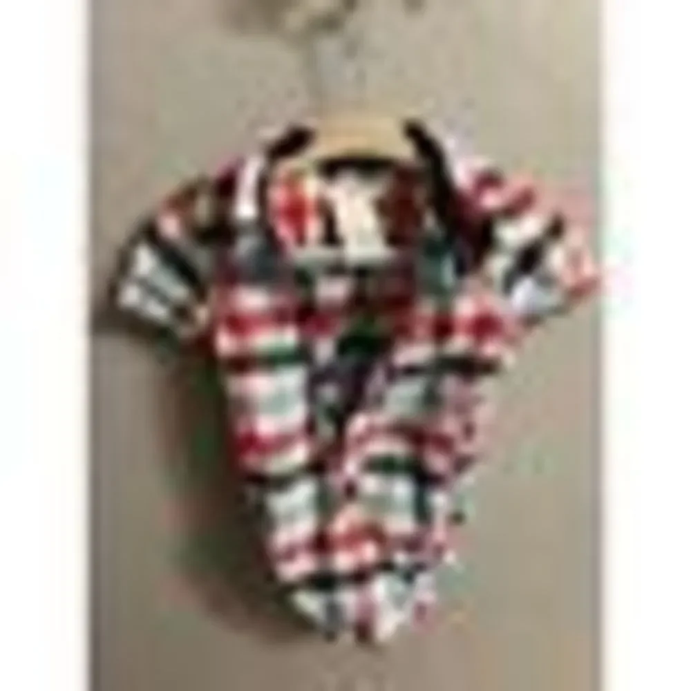 Boys Tommy Bahamas red white and blue plaid one‎ piece size 18 months
